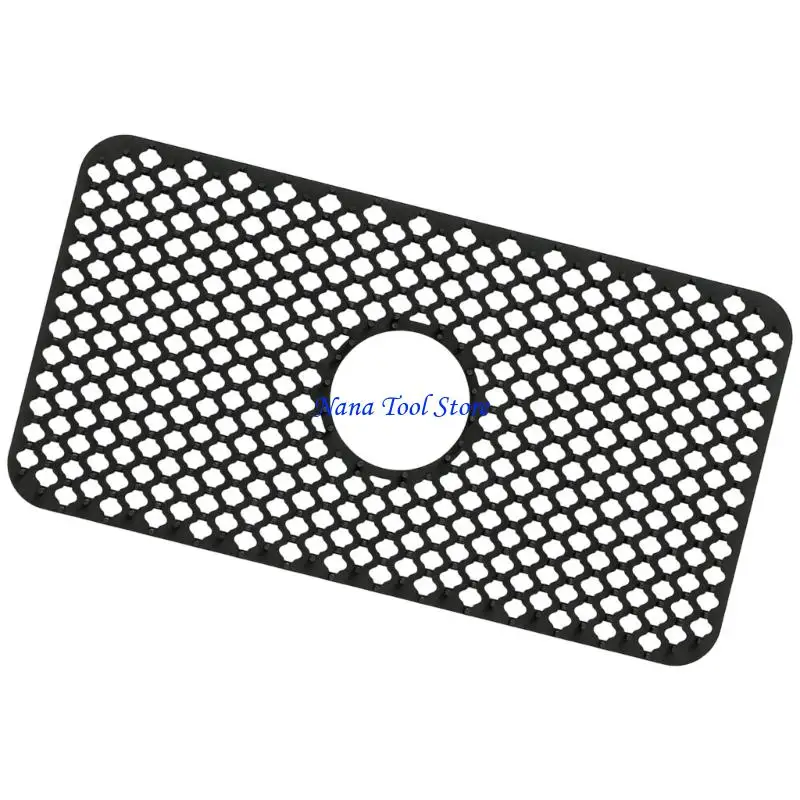 31GJ NonSlip Heat Resistant Silicone Pad Hollow Insulated Kitchen Sink Mat Enduring