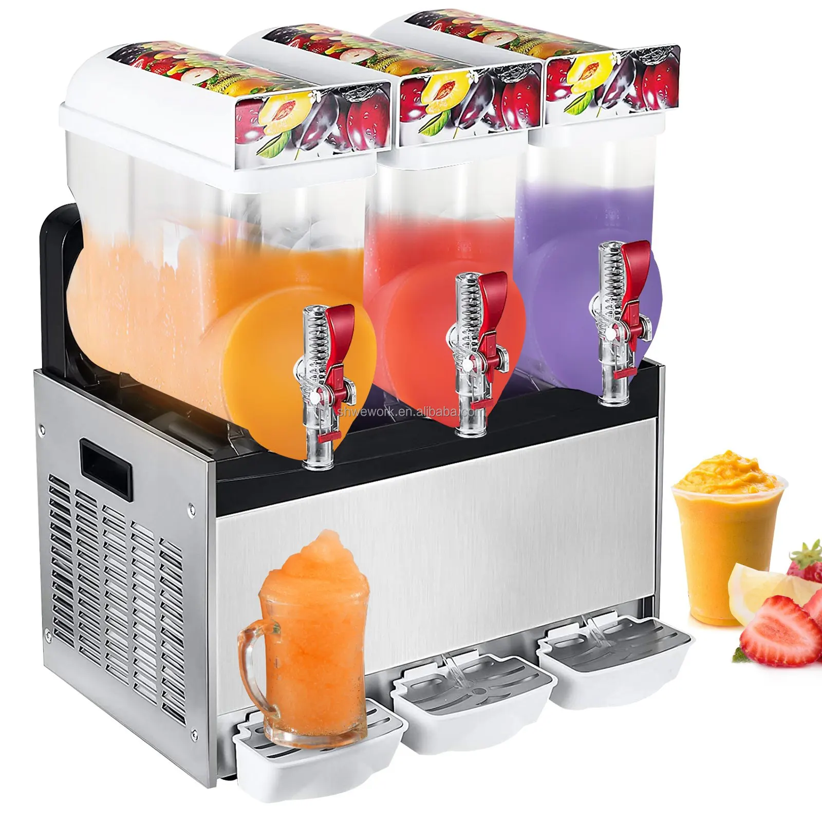 

Commercial Frozen Beverage Machine Stainless Steel