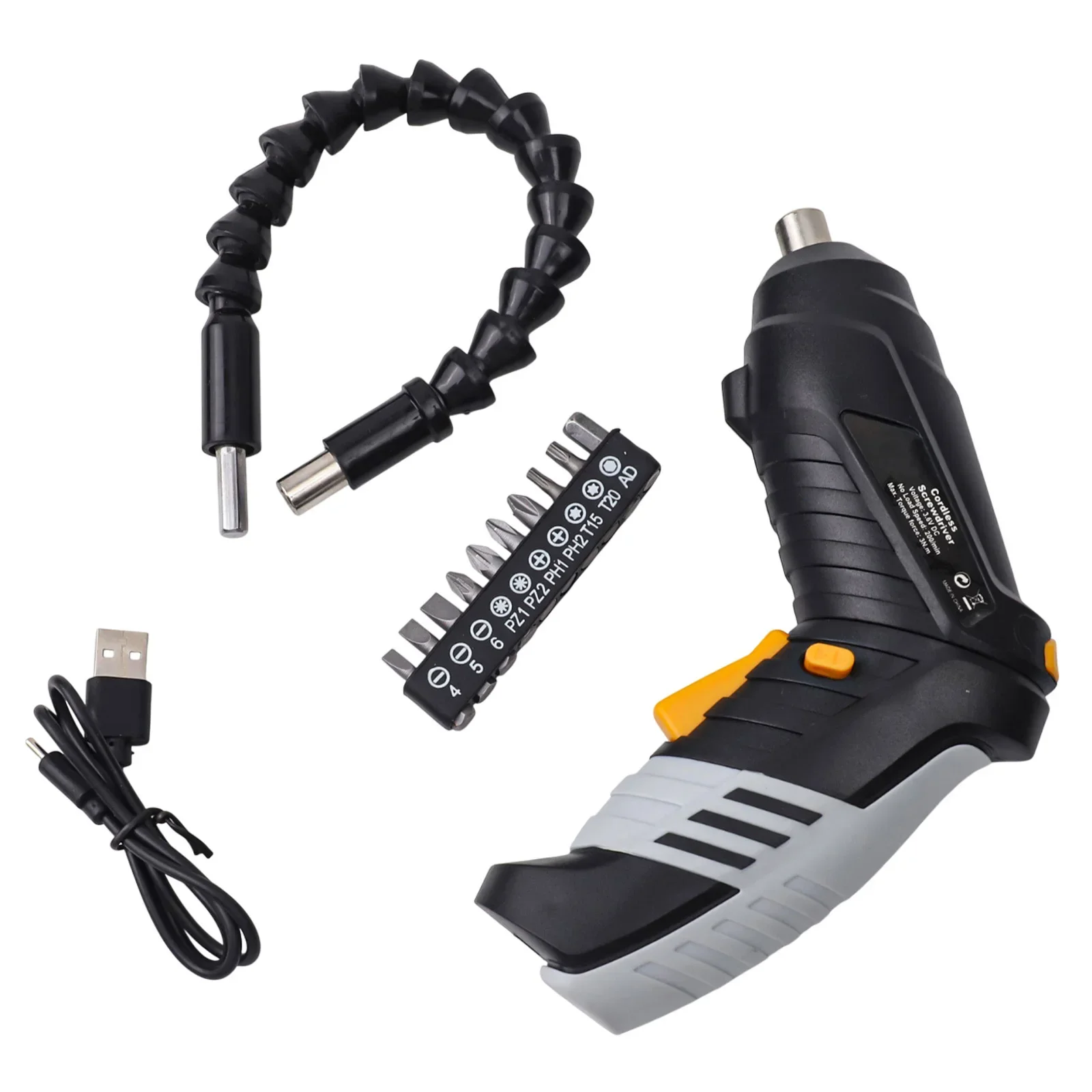 

DIY Screwdriver Cordless Drill Driver 1300mAh Li-Ion Battery 90 -180 Rotation Handle Compact Electric Drill For Home Use