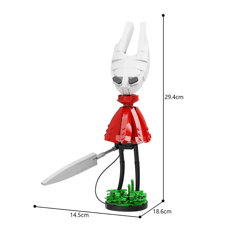 2026 Hot Game Hollow Knight Silksong Mini Figures Dolls Suit BrickHeadzed Adults Building Blocks Set MOC Bricks Model Kit Toy