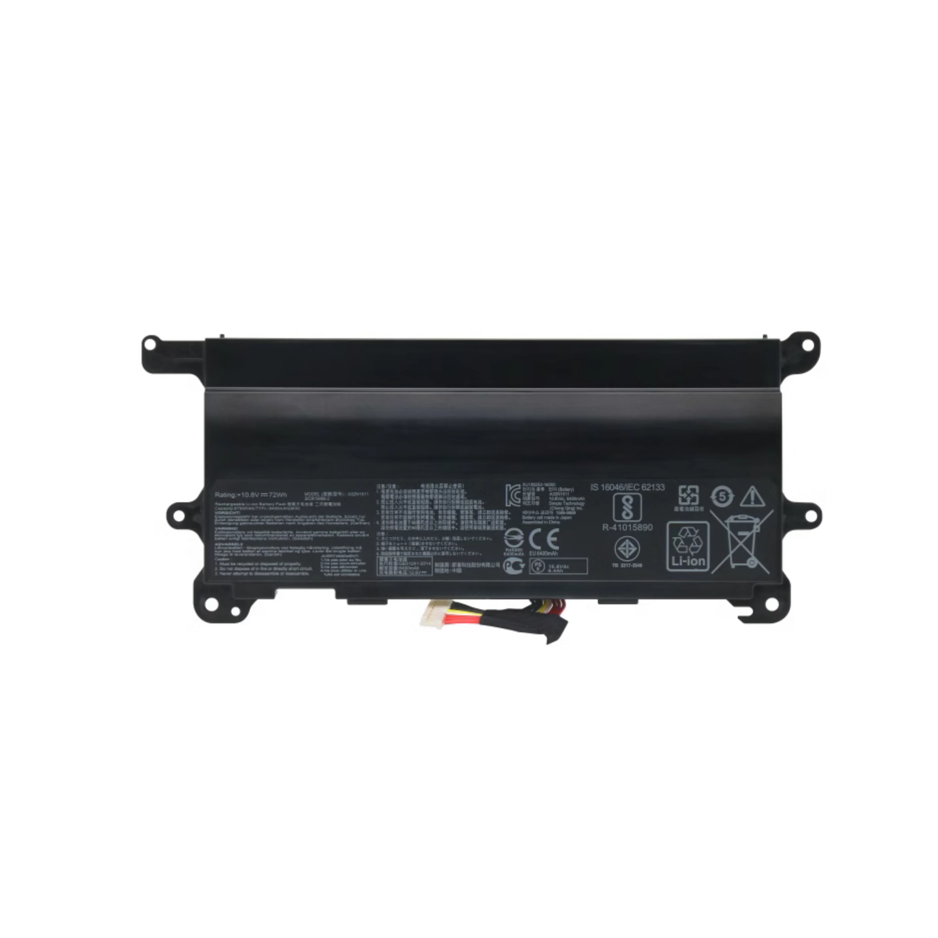 For A32N1511 ROG G752 G752V G752VL VY
