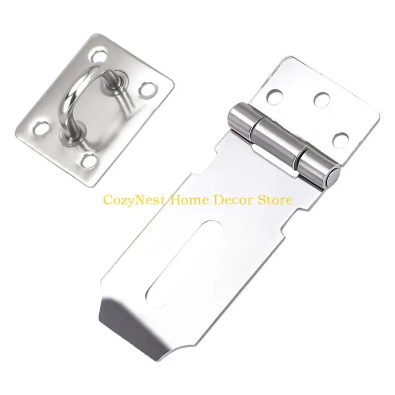 92MF Not Theft Foldable Door Lock Reinforced Steel Latches Secure Home Installation Easy Mounting for Enhances Door Security