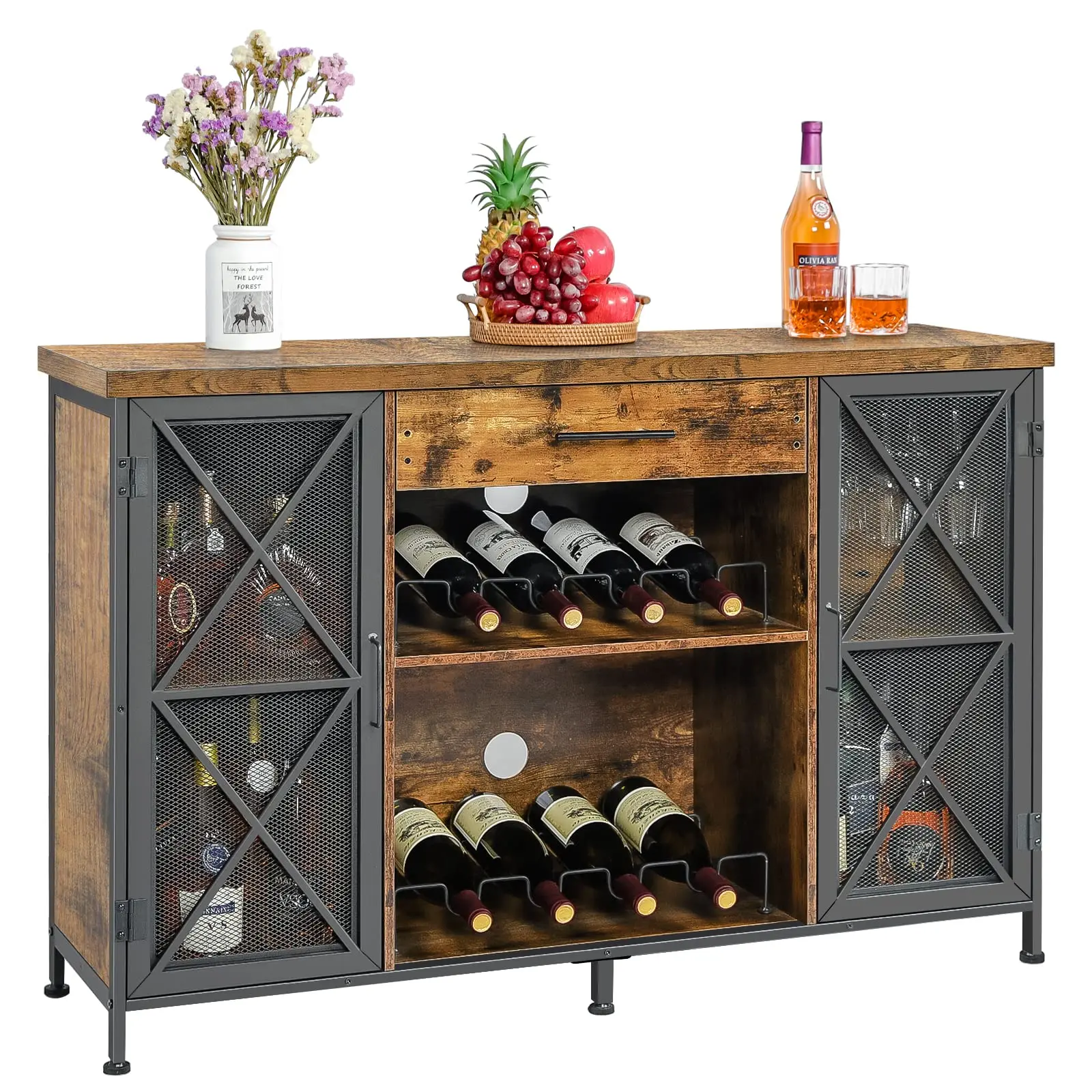 Modern Design Storage Display Cabinet Multi-Functional Wine Cabinet-Amazon customization