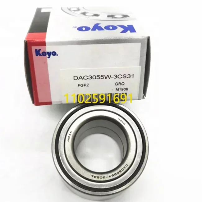 ATV front wheel hub bearing  DAC3055W koyo bearing dac3055w 3 koyo wheel bearings DAC30550032 Auto Axle Bearings 30x55x32mm