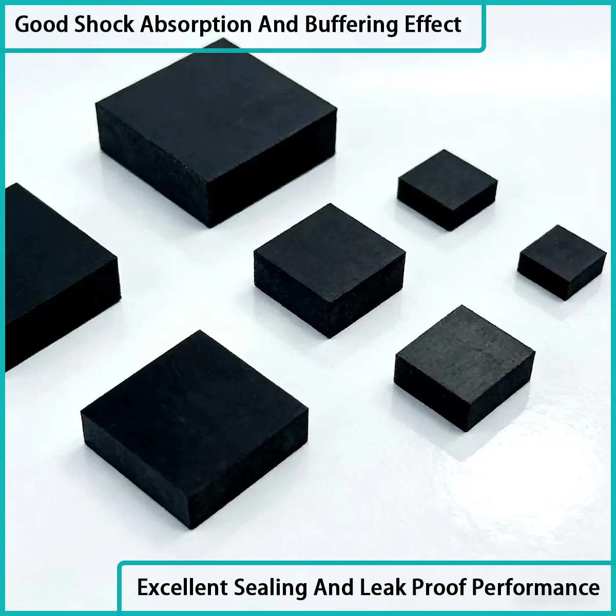 Thick 5-50mm black industrial rubber gasket suitable for machinery, equipment, pipelines, etc