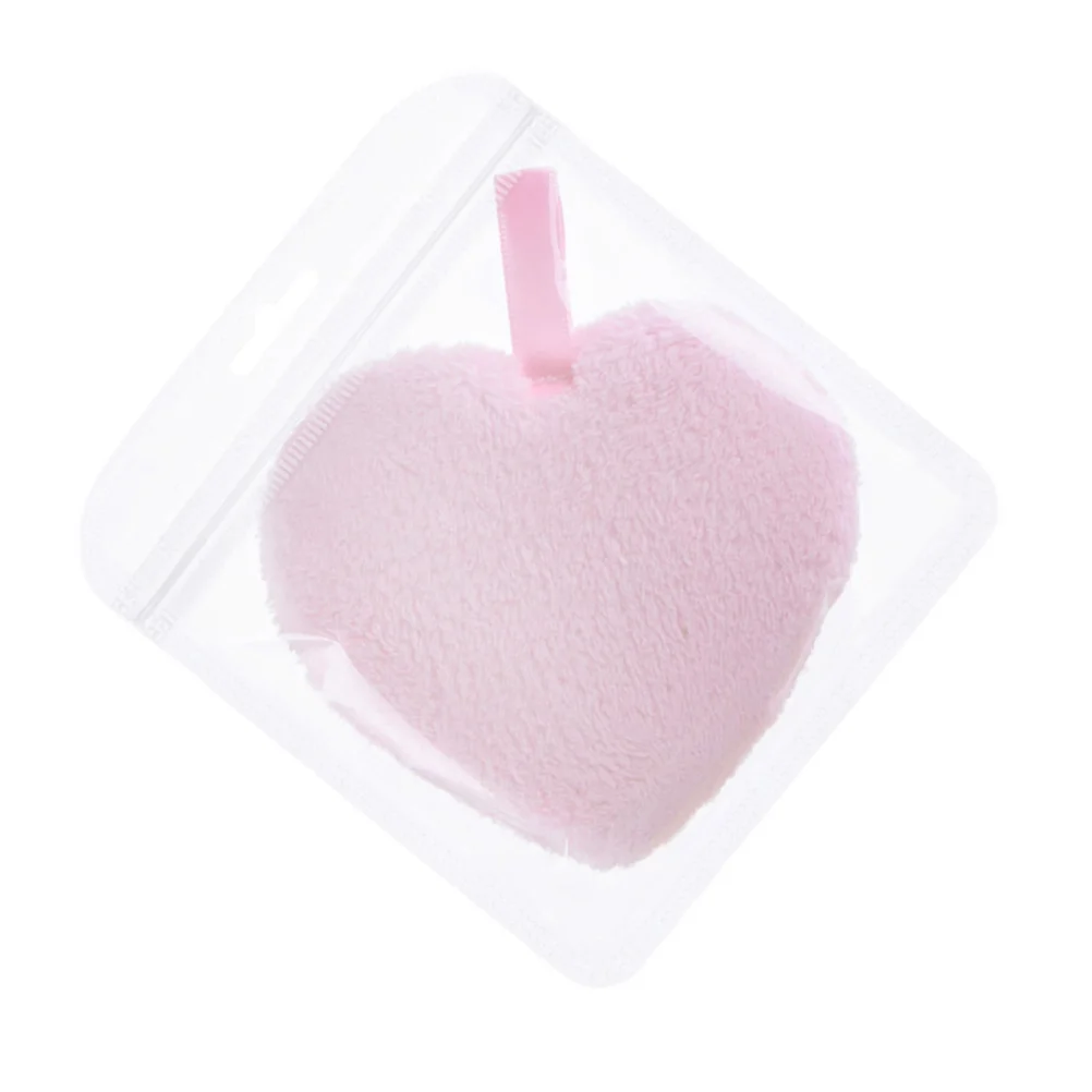 3 Stück Make-up Entfernungs pad Gesichts reinigung Make-up Puder quaste Schwämme herzförmige Entferner Pads