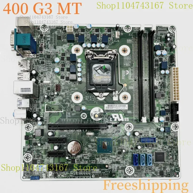

793739-001 для материнской платы HP ProDesk 400 G3 MT MS-7957 793305-002 793739-601 LGA1151 материнская плата DDR4 100% протестирована, полностью