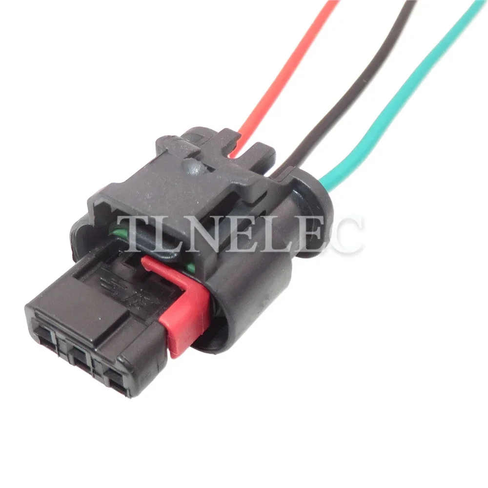 3 Pin Way Auto Connector With Wires Automobile Reversing Radar Probe Sealed Sockets For Ford Land Rover 1488991-1 1-1718644-2