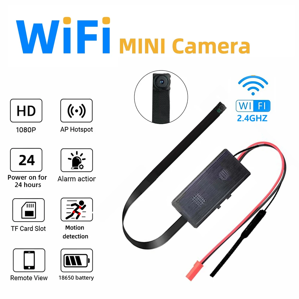 

WiFi Webcam 1080P HD Indoor family Security IP Camera Video Recorder Anti-theft Remote Monitor mini nanny camera