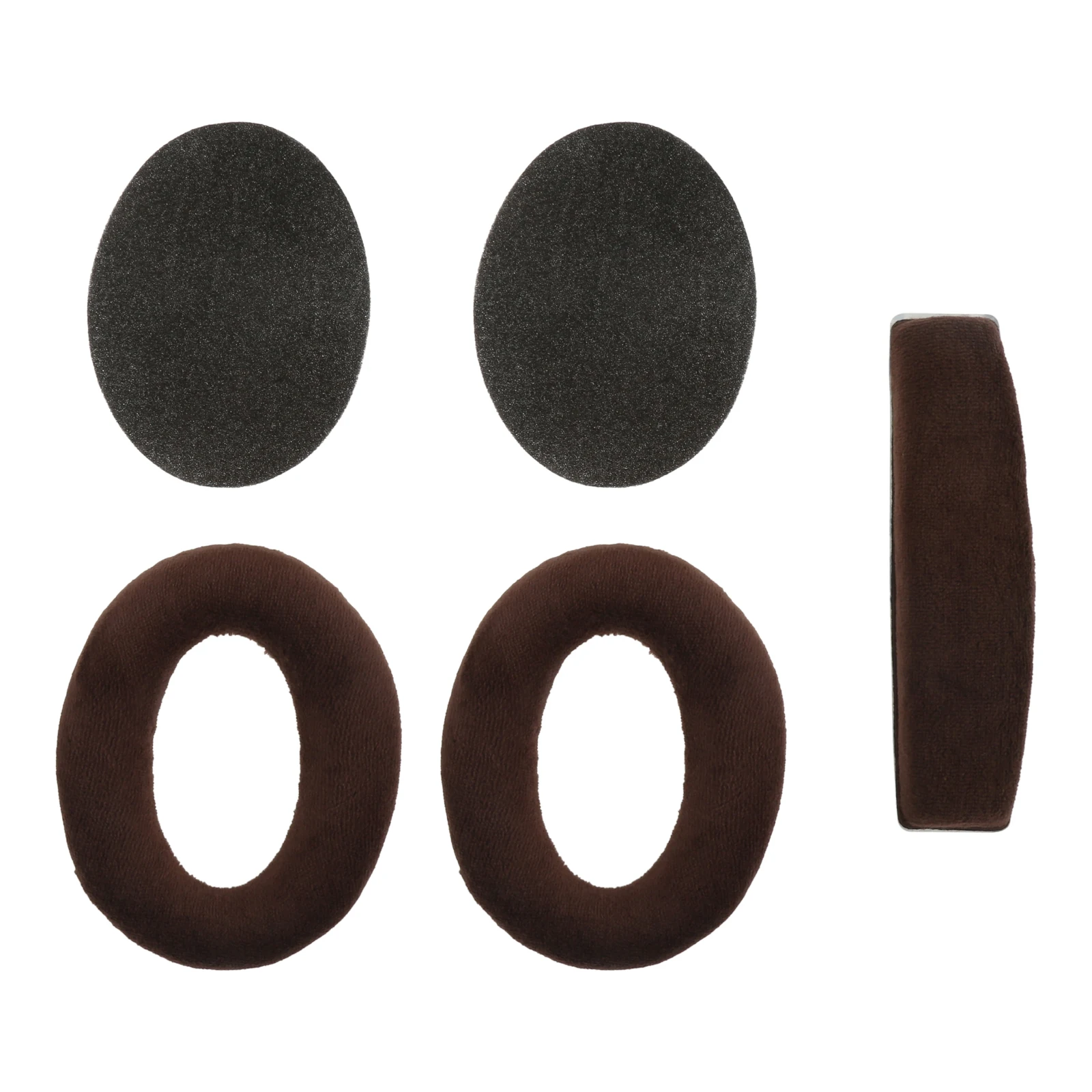 2 Pz/paia Auricolari In Velluto Nero Con Imbottitura In Cotone, Per Sennheiser HD515 HD555 HD595 HD518 HD598 HD598SE HD598CS Auricolari