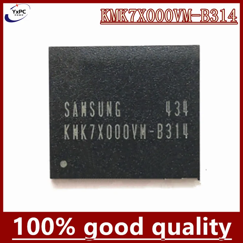 

KMK7X000VM-B314 KMK7X000VM B314 EMCP 8GB BGA162 8G Flash Memory IC Chipset with balls