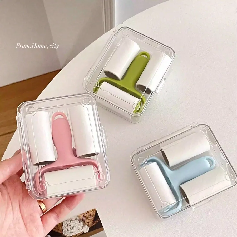 

Mini Lint Roller, Tear-Off Type, Household Replacement Cleaning Small Portable Roller Brush, High Viscosity Clothes Paper Rolls,Remove Animal Hair Stuck To Your Clothes