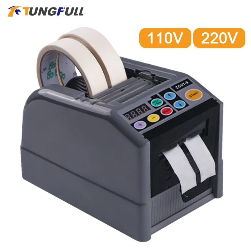 Automatic tape Dispenser Cutting Machine 6-60mm Adhesive Tape Ribbon Intelligent Double Sided Cutter 110V 220V