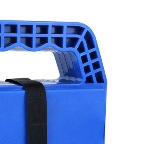 

4pcs For Caravan Support Plate Stabiliser Jack Pad With Handle 23x17x2cm Non Slip Base Board For RV Trailer For Motorhome Blue