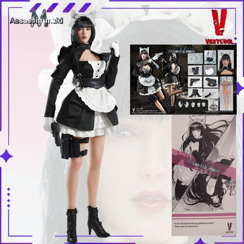 

VERYCOOL оригинальная женская серия Assassination Maid Miqier1/6мобильная силиконовая женская модель солдата игрушка в подарок для мальчиков