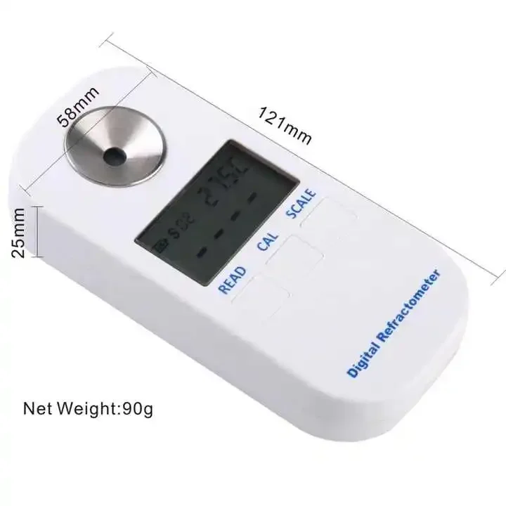 Digital Auto 0-90% Brix Refractometer 1.3330-1.5318nd Sugar Honey with Atc