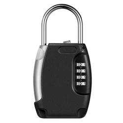 Home Lock Box 4 Digit Combination Keys Locks Wall Mounted Key Safe Storage Outdoor Waterproof Key Box