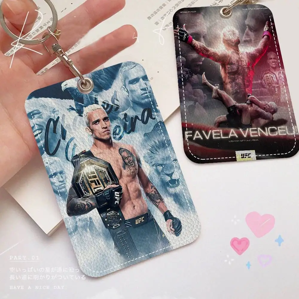 

Держатель для карт C-charles OliveiraS, подходит для банковских, деловых и рабочих карт, держатель для кредитных и идентификационных карт, держатель для бейджей, брелок для ключей