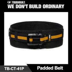 TOUGHBUILT Padded Belt with Heavy Duty Clip Buckle and Back Support Construction Work Belts TB-CT-41P