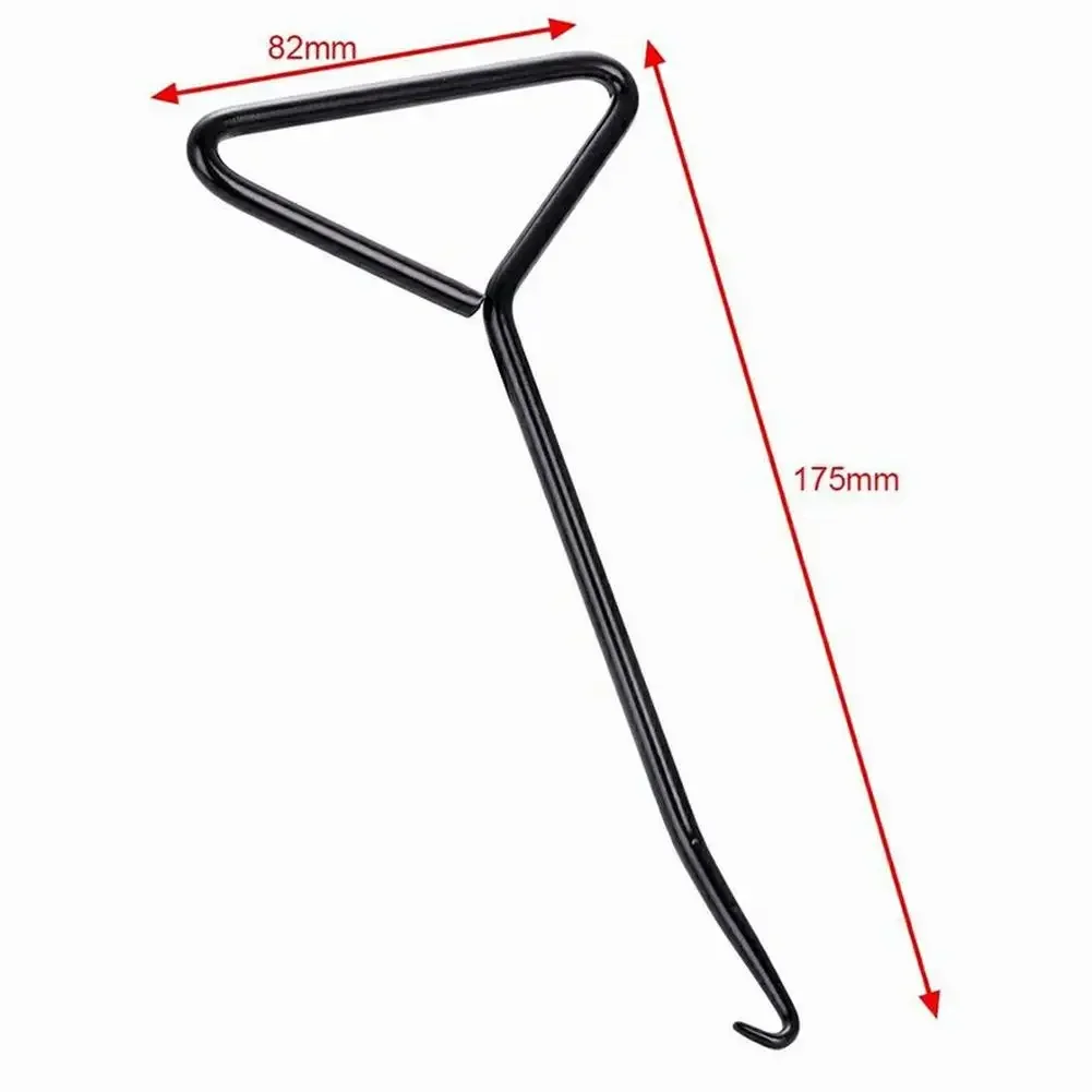 Motorcycle Exhaust Pipe Spring Hook Puller Tools Exhaust Spring Hook T-Shape Handle Drum Brake Shoe Spring Side Stand Springs