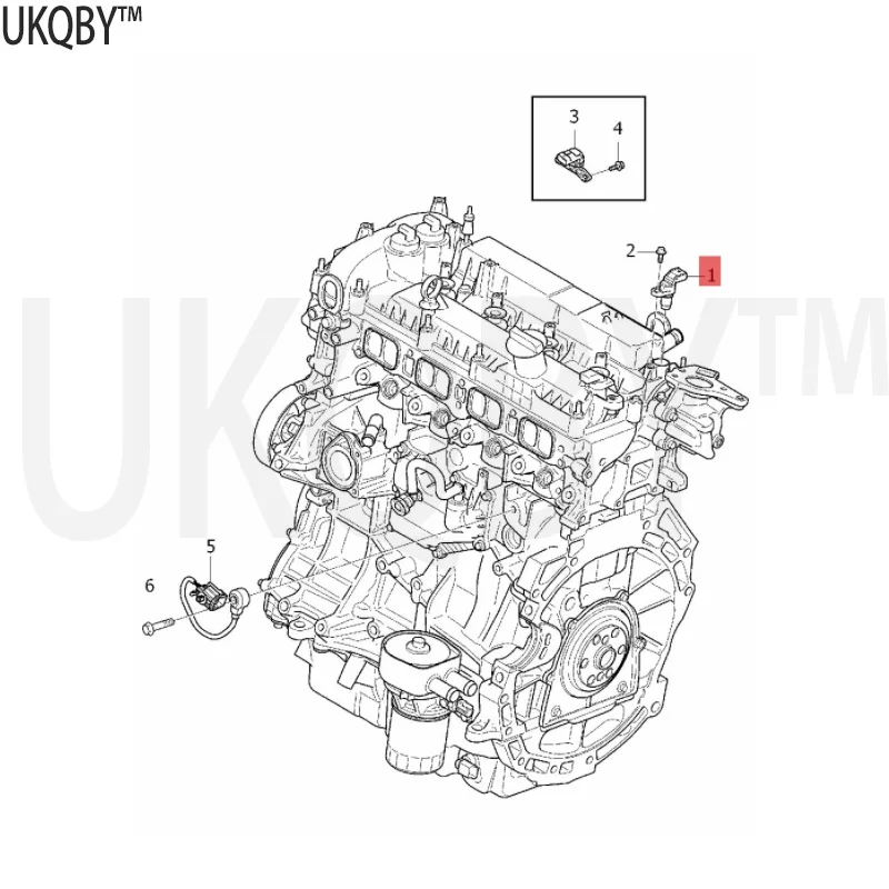 XC 60 (-17) 2014-2014 sensor, camshaft crankshaft position sensor, crankshaft 32213801 LR025258 LR079620 LR084884 JDE39140