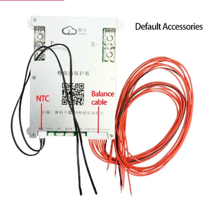 JK BMS 4S 5S 6S 7S 8S 200A Smart BMS Smart BMS Built-In Bluetooth APP Support LCD 12V 24V 3S (C)