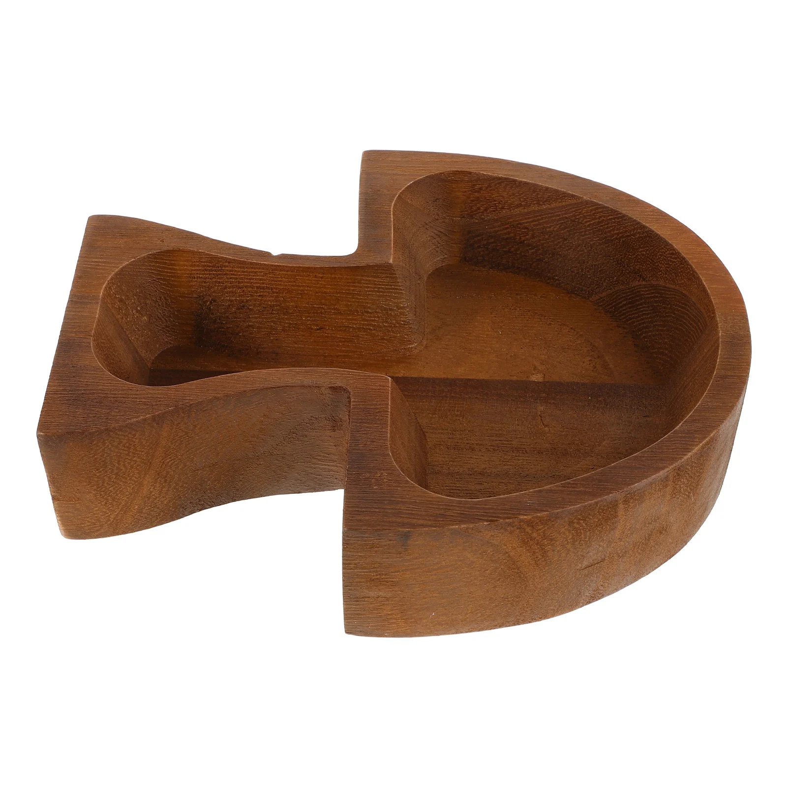 

Mushroom Shape Wood Bowl Multi-Purpose Wooden Serving Plate Snack Dessert Fruit Party Tray Mushroom Shape Wood Plate