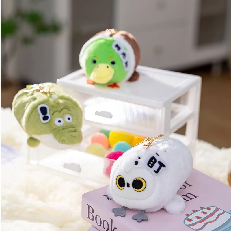 Monedero Kawaii de la Serie Wildlife, Monedero Portátil Ligero para Monedas y Llaves, Bolsa para Auriculares, Colgante para Llavero