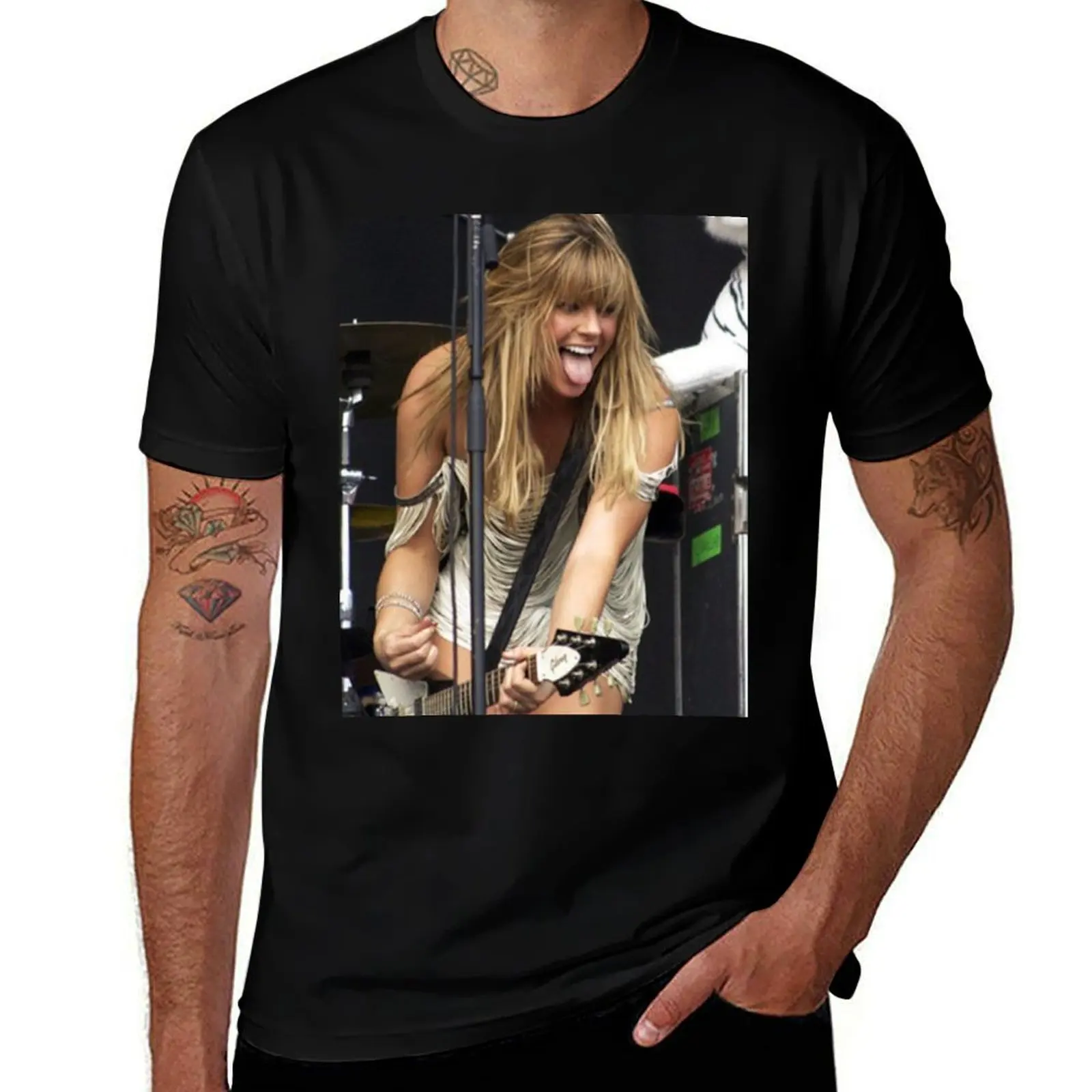 Grace Potter - Poster T-Shirt cheap stuff summer top rapper graphic tees shirts men