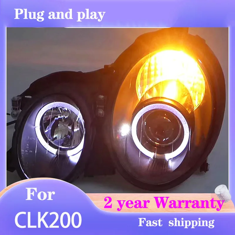 

Car stying For Mercedes-Benz CLK200 Headlight 1997-2003 W208 Head Light CLK280 CLK230 CLK320 DRL Turn Signal Low High Beam Proje