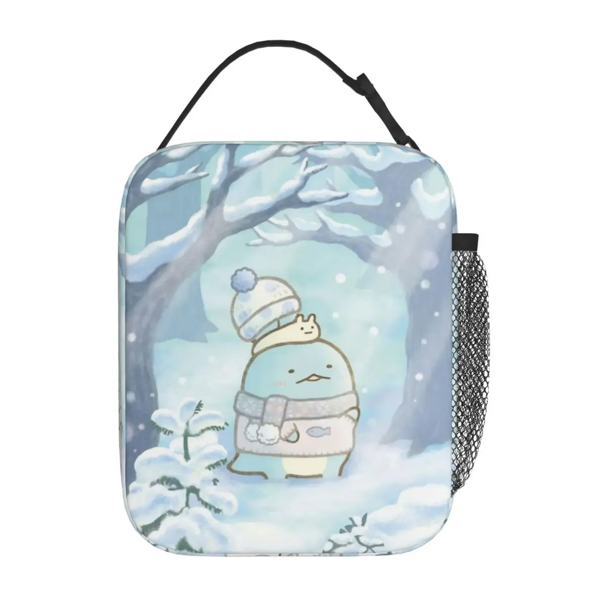 Cartoon Sumikko Gurashi Insulated Lunch Bag Cooler Bag Reusable Lunch Container High Capacity Tote Lunch Box Bento Pouch