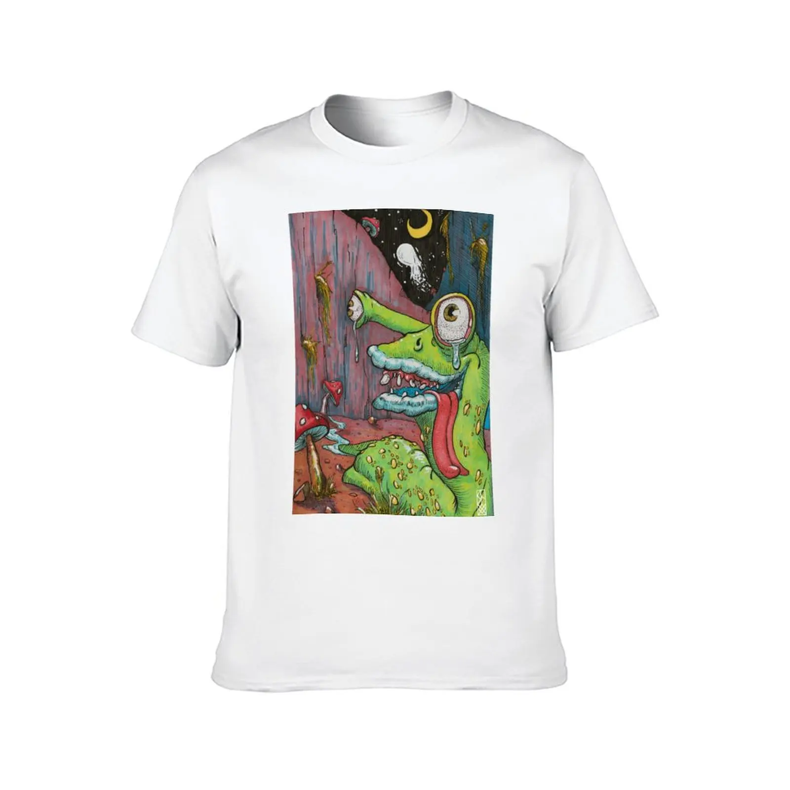 تي شيرت The Weeping Slug تي شيرت رجالي صيفي تي شيرت للرجال تي شيرت جرافيك تي شيرت #2