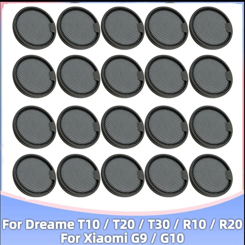 GTBL Washable Rear HEPA Filter For Dreame T10 /T20/ T20 Pro/T30/ T30 Neo/R10/R10 Pro/ R20/ For Xiaomi G9/G10 Parts