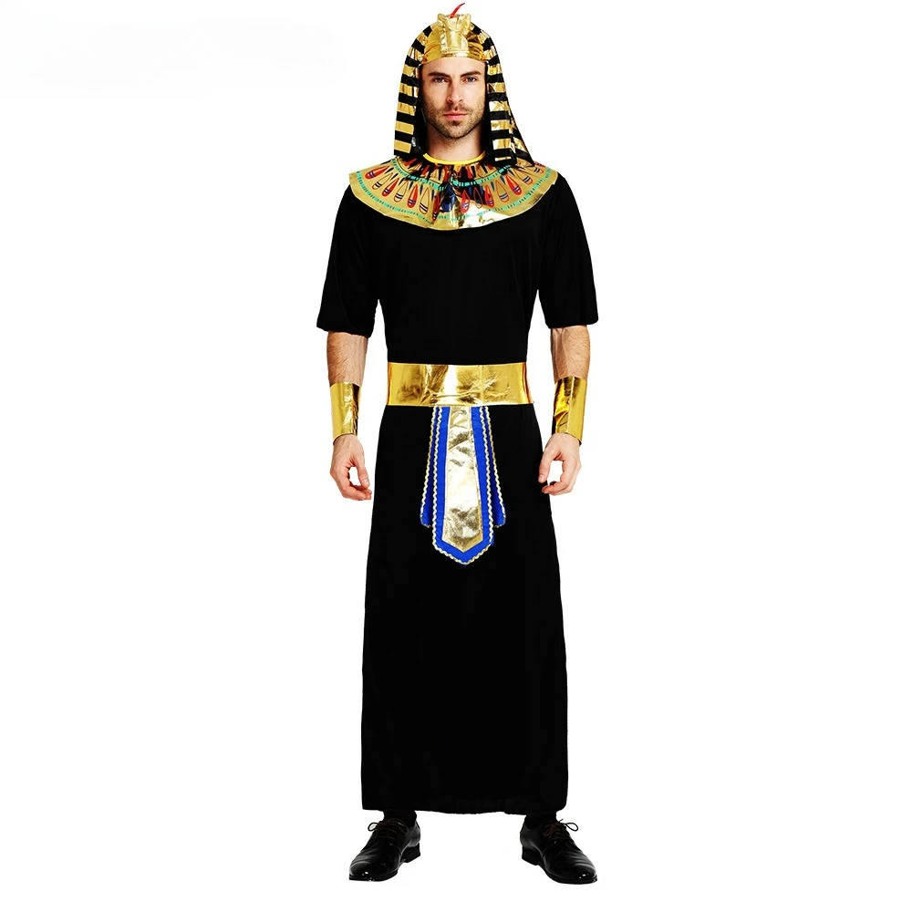 ハロウィン エジプト衣装セット 男性用 女性用 ファラオ パ - Women'S Egyptian Accessories のレビューと価格