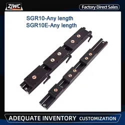 Black Built-in Dual-axis Linear Guide 28mm SGR10/SGR10E Slider Rail SGB10 Block Optical Axis Photography Woodworking Machinery