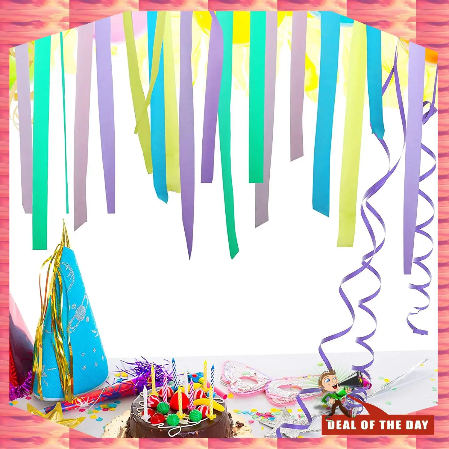 

24-Hour Delivery 10 Rolls Pastel Rainbow Crepe Paper Streamers Birthday Party Decoration Paper For Wedding Festival Ornament Sup