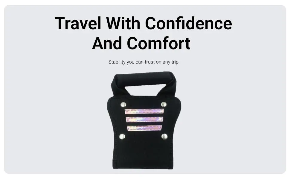 

Luggage Handle Extension Portable PU Leather Easy Installation Transportation Wear Resistant for All Travelers Comfort Grip