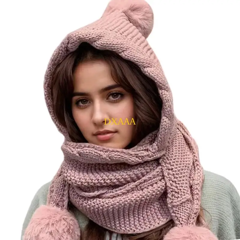 قبعة عازلة سميكة للجنسين من DXAA مع حزام للرقبة للطقس البارد والشتاء والرياضات الثلجية #4