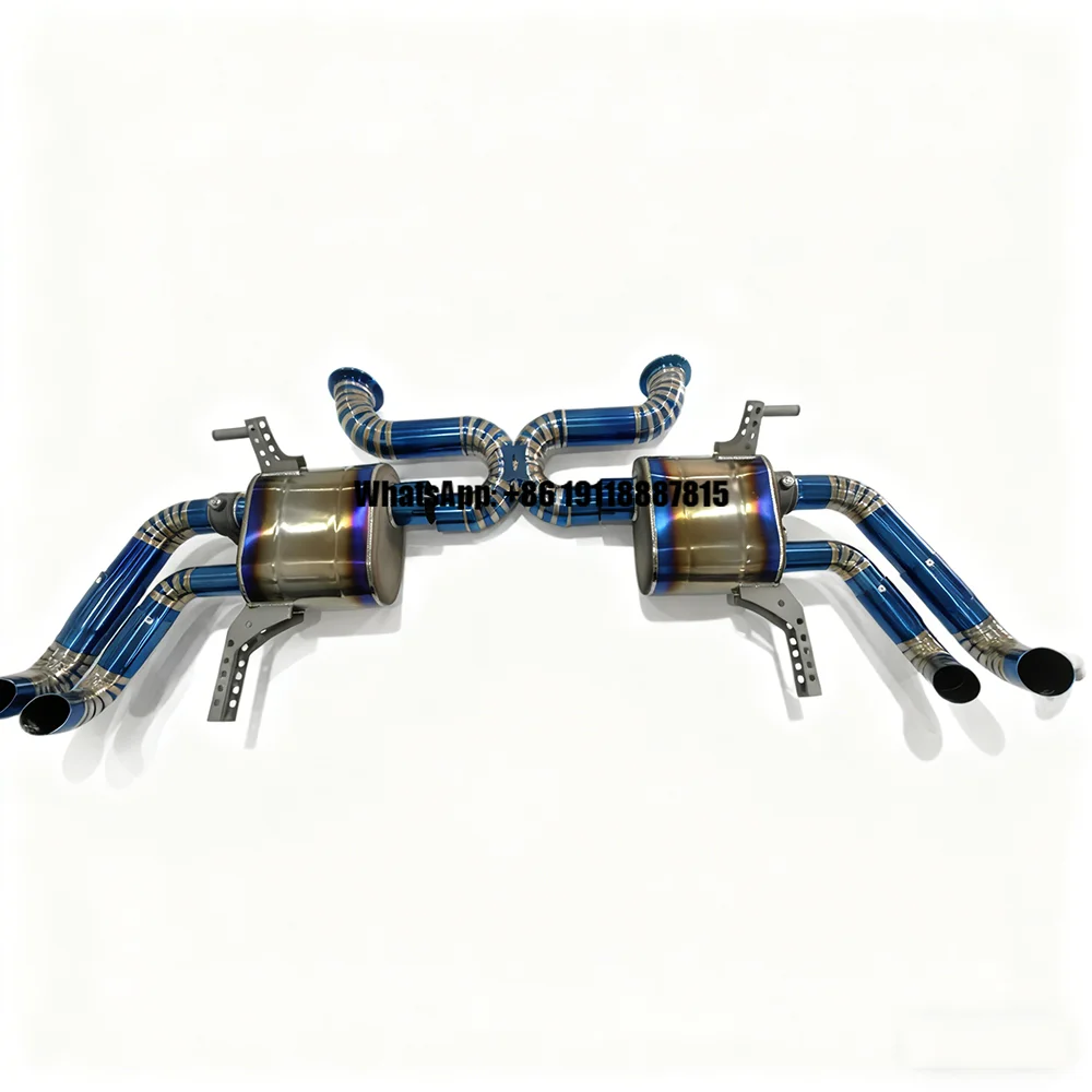 

Racing Car Valve Muffler Catback Exhaust Pipes for Audi R8 V8 4.2l V10 5.2l Escape Exhaust System Titanium Alloy Performance