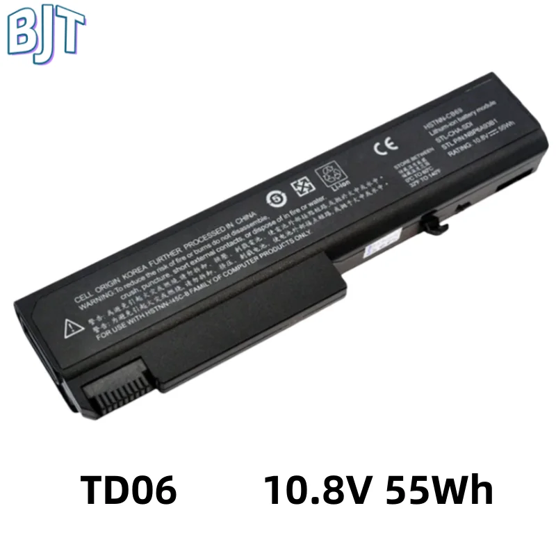 

10.8V 55Wh TD06 TD09 Laptop Battery For HP EliteBook 6930p 8440p 8440w ProBook 6450b 6540b 6440b 6445b HSTNN-IB68 HSTNN-IB69