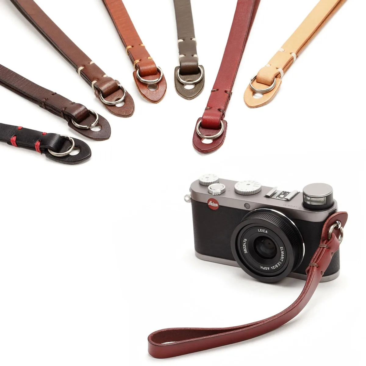 Camera Wrist Strap Cowhide Digital SLR Leather Micro Single Camera Hand Strap WS009 Amera Accessories