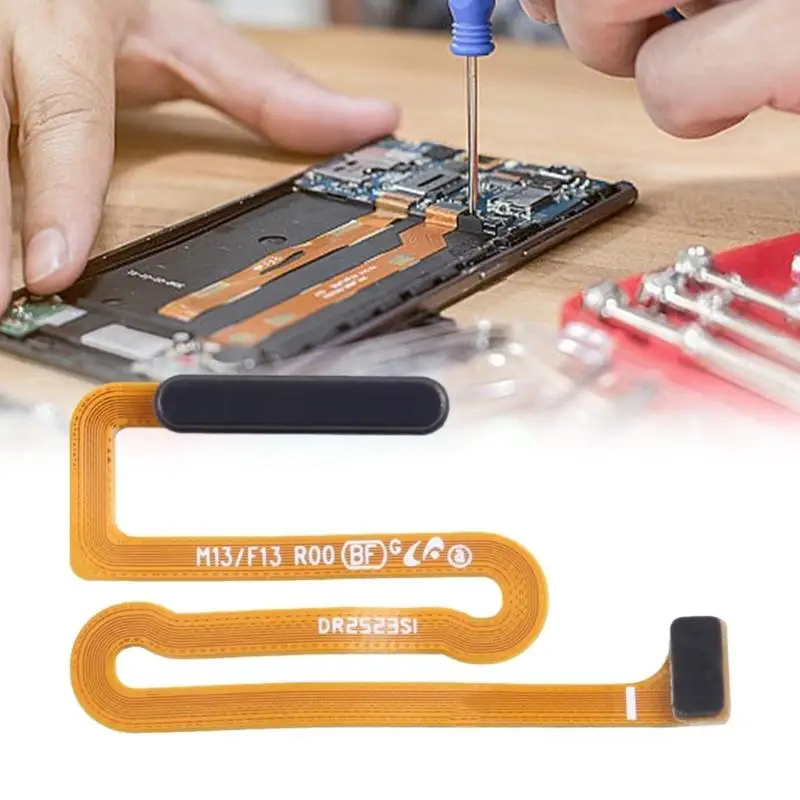 

652F Ленточный кабель распознавания отпечатков пальцев для M13 4G, замена кнопки «Домой», 50000+ нажатий, защита от помех,