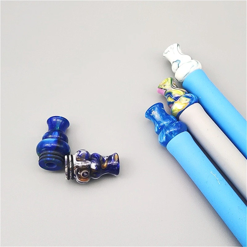 1PC Gourd - Shaped 810 Resin Material Straw Joint Random Color