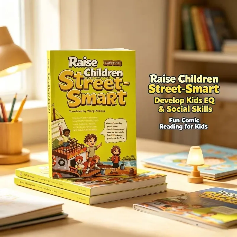 Raise Children Street‑Smart Kids EQ Growth Book Children Life Wisdom Education Comic Book Parent‑Child Reading EnlightenmentBook