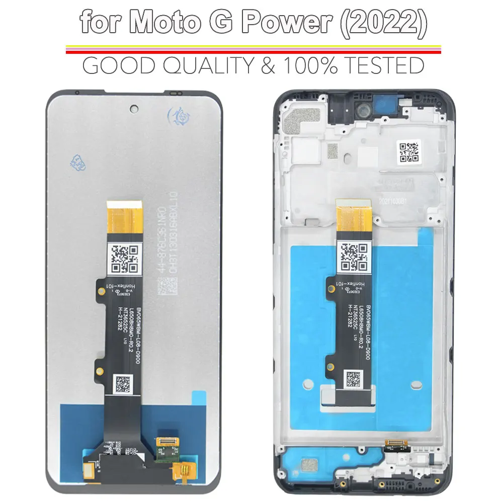 Tested LCD for Motorola Moto G Power 2022 LCD Display Touch Screen Digiziter Assembly for Moto G Power 2022 XT2165-3