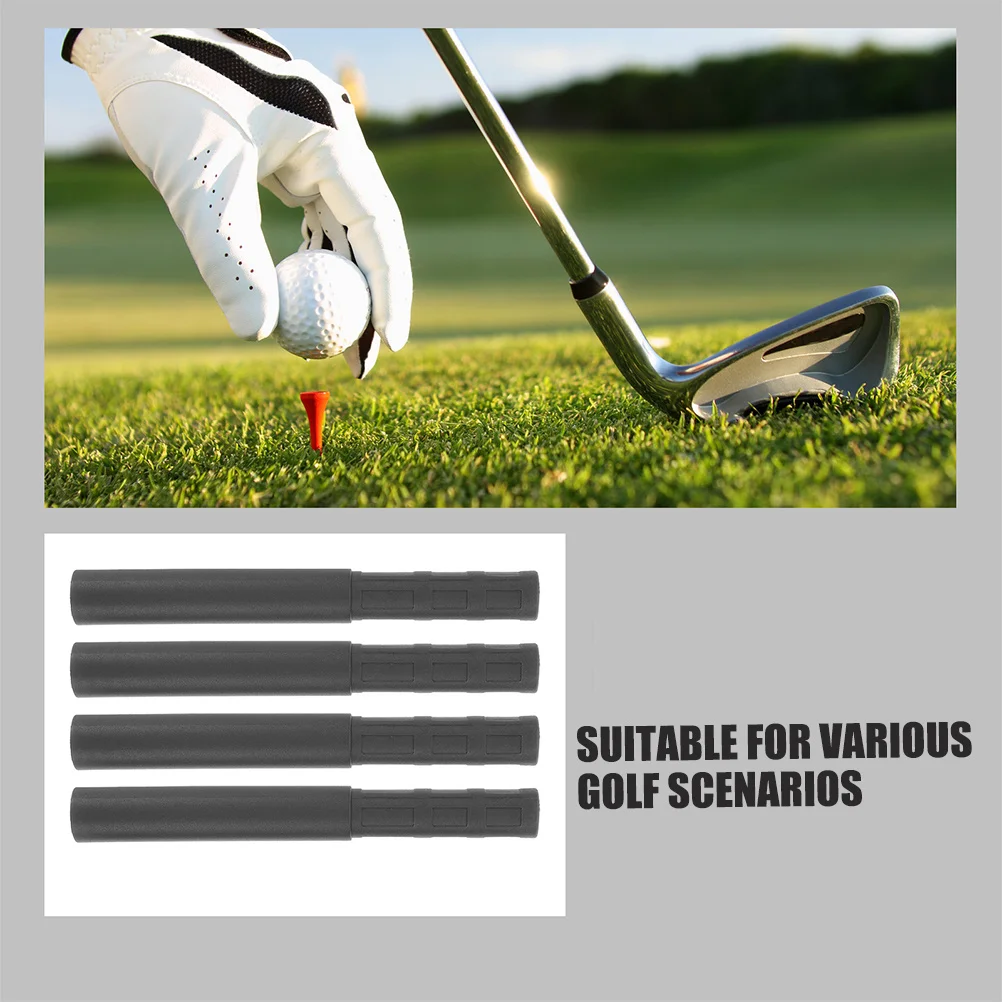 

4Pcs Golf Club Shaft Extension Rods Adjustable Carbon Fiber Lightweight for Club Length Adjustment Golf Training Equipment