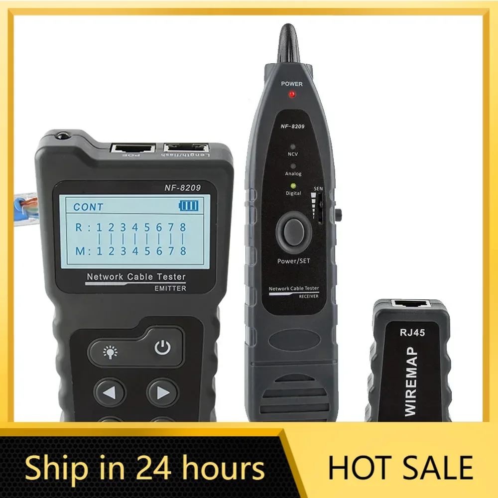 Nayafa Nf8209 Rj45 Cabo Rastreador Poe Rede Verificador de Fio Testador de Cabo Ferramenta de Teste de Rede de Varredura Caboiremap Utp Tester