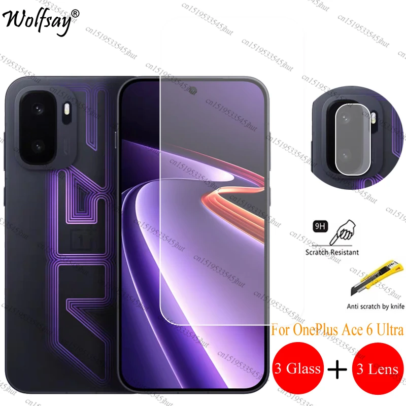 

Camera Lens Film For OnePlus Ace 6 Ultra Screen Protector OnePlus Ace 6 Ultra Clear Front Glass For OnePlus Ace 6 Ultra Glass