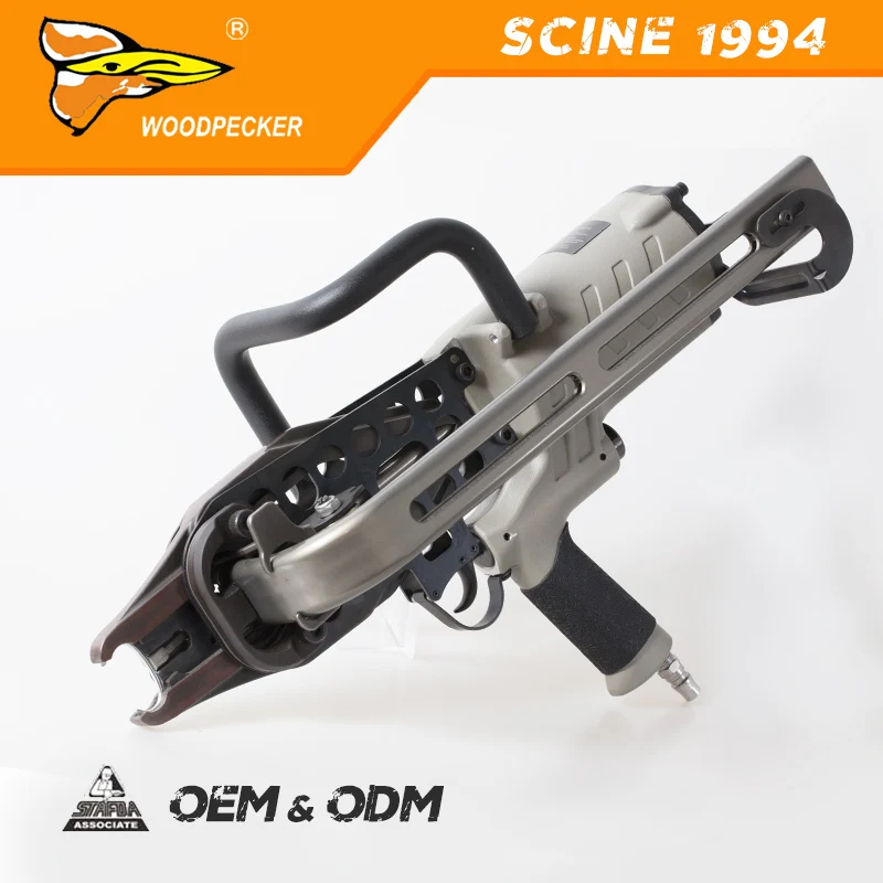 Use gas gun Fixing cage tools /Air nail gun WOODPECKER WO-PCFC50 from China