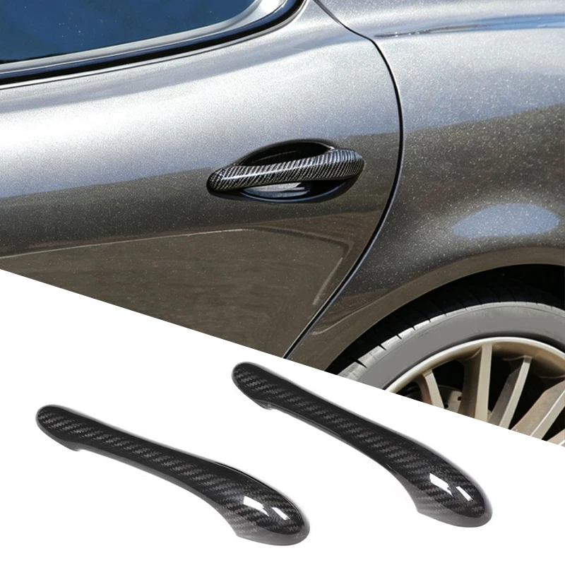 High Quality Exterior Door Handle Cover Real Carbon Fiber For Maserati GranTurismo GT M145 07-2020 GranCabrio GC M145 2010-2015